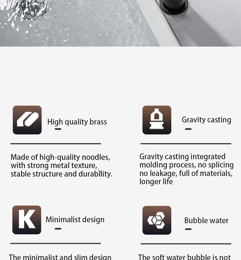 Description Picture 4 of itemBathroom basin mixer faucet washbasin shower room counter basin ceramic toiletries smart Bath wc tapple hot & cold matt black
