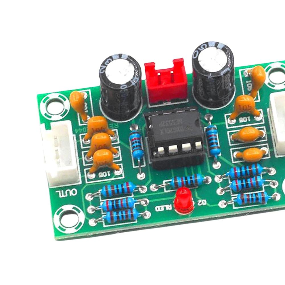 XH-A902 NE5532 Digital Audio Front Amplifier Board DC 12V-30V Audio Preamplifier Board Wide Voltage