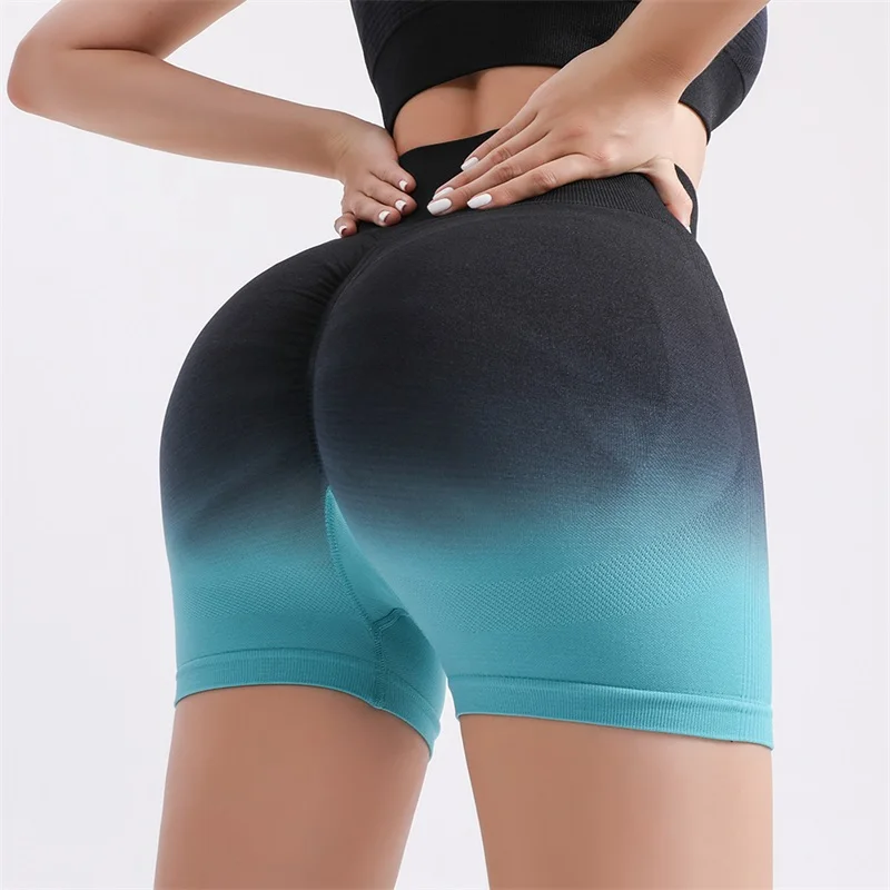 Women's Leggings Scrunch Butt Lifting Gradient Seamless Legging Workout Gym  High Waisted Booty Lift Pants Booty Tights - AliExpress