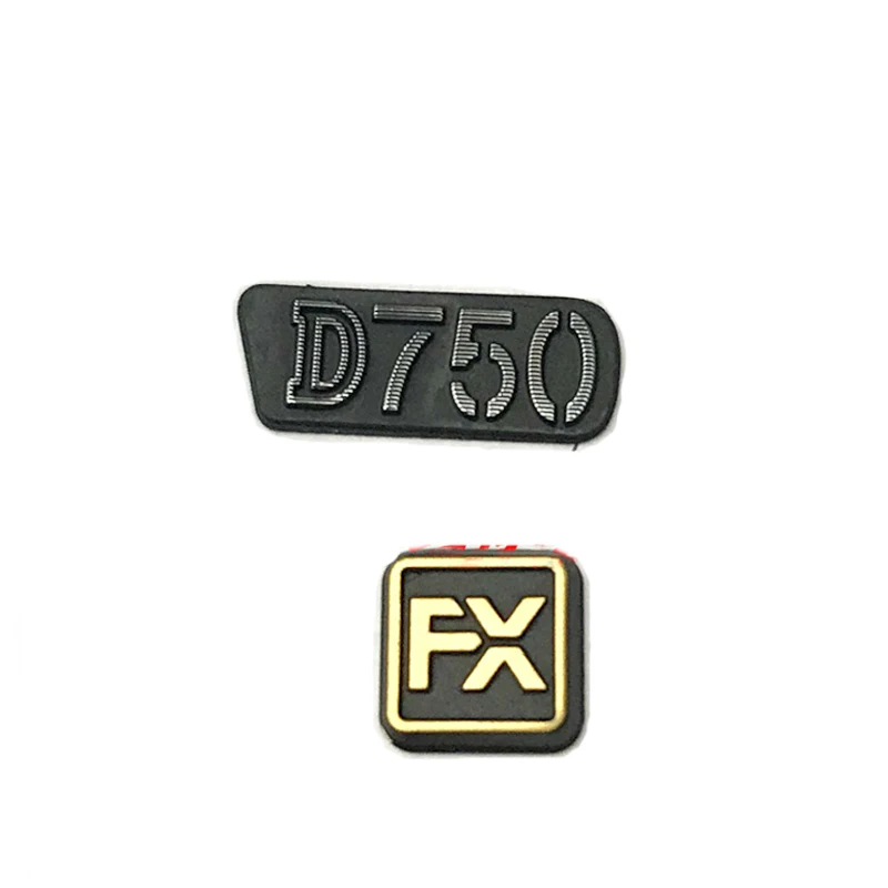 

Новая пластина с эмблемой логотипа корпуса «D750» FX, запасная часть для ремонта фотоаппарата Nikon D750 SLR