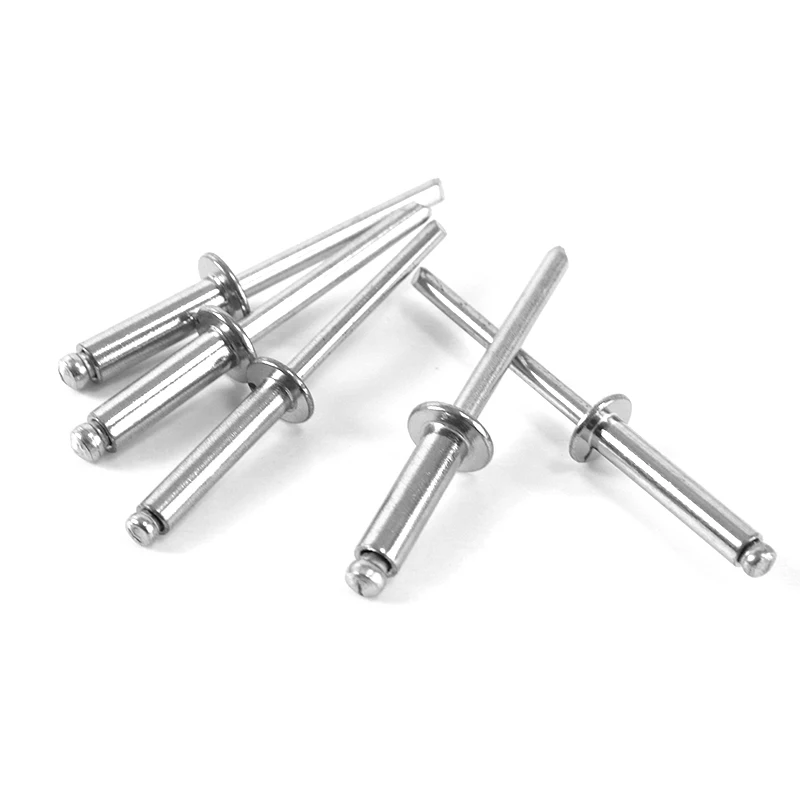 Rivets and Fasteners Rivets and Screws 50pcs M3 M3.2 M4 M5 304 Stainless Steel Blind Rivet Pop Round Head Pull Rivet Decoration Nail Exhaust Pop Pull
