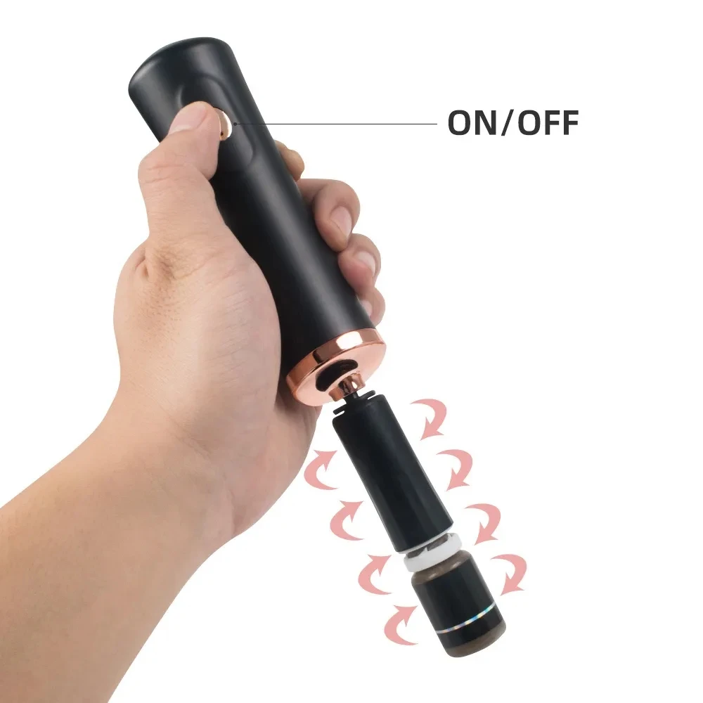 Electric Eyelash Glue Shaker for Nail Polish Tattoo Ink Pigment Liquid Shaking Machine with 2pcs Connector 6pcs Glue Cover Die eyelash glue