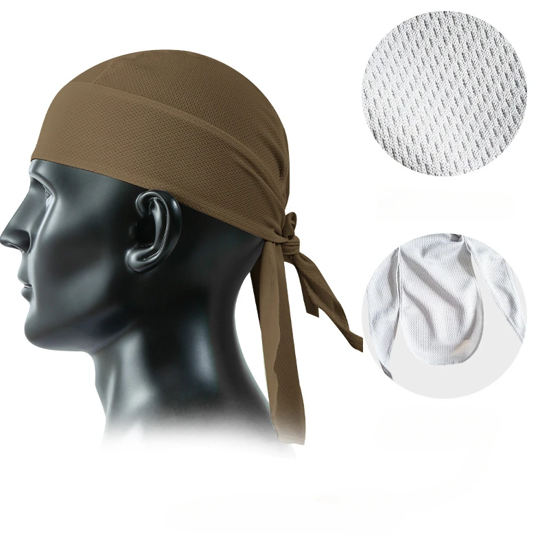 Unisex Quick Dry Camo Cycling Cap Head Scarf Men Running Riding Bandana Headscarf Camo Printing Cap Headband Men Head Scarf
