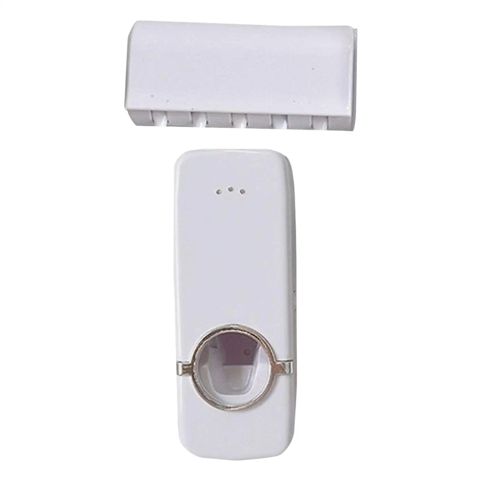 Toothbrush Holder and Toothpaste Dispenser Hands Free for Washroom Bathroom