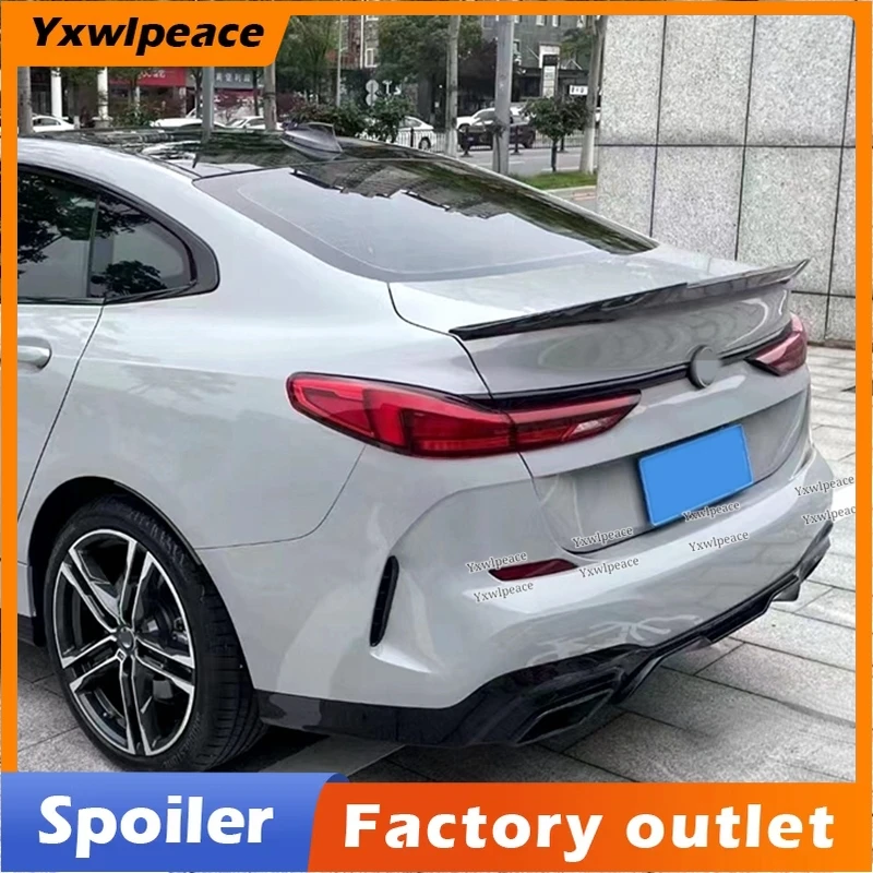 Per Bmw Serie 2 F44 2021 2022 Spoiler M4 Style Abs Plastic Primer Color Rear Trunk Lip Spoiler Wing Body Kit Accessori