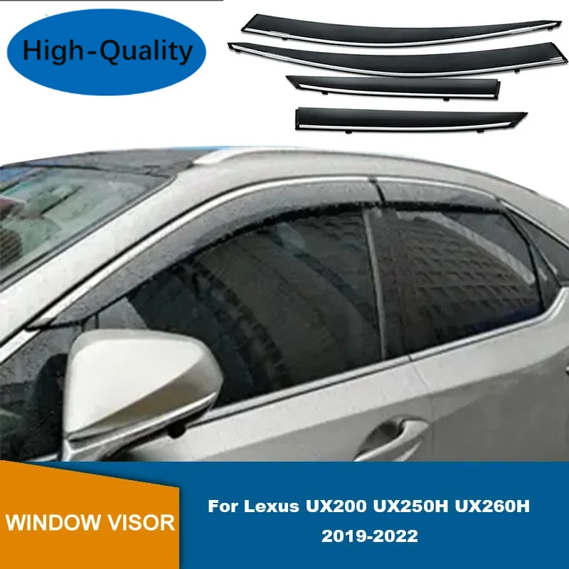 FOR Lexus UX UX200 UX250H 2019 2020 2021 Window Visors Rain Guard Windows  Rain Cover Deflector Awning Shield Vent Guard Shade - AliExpress