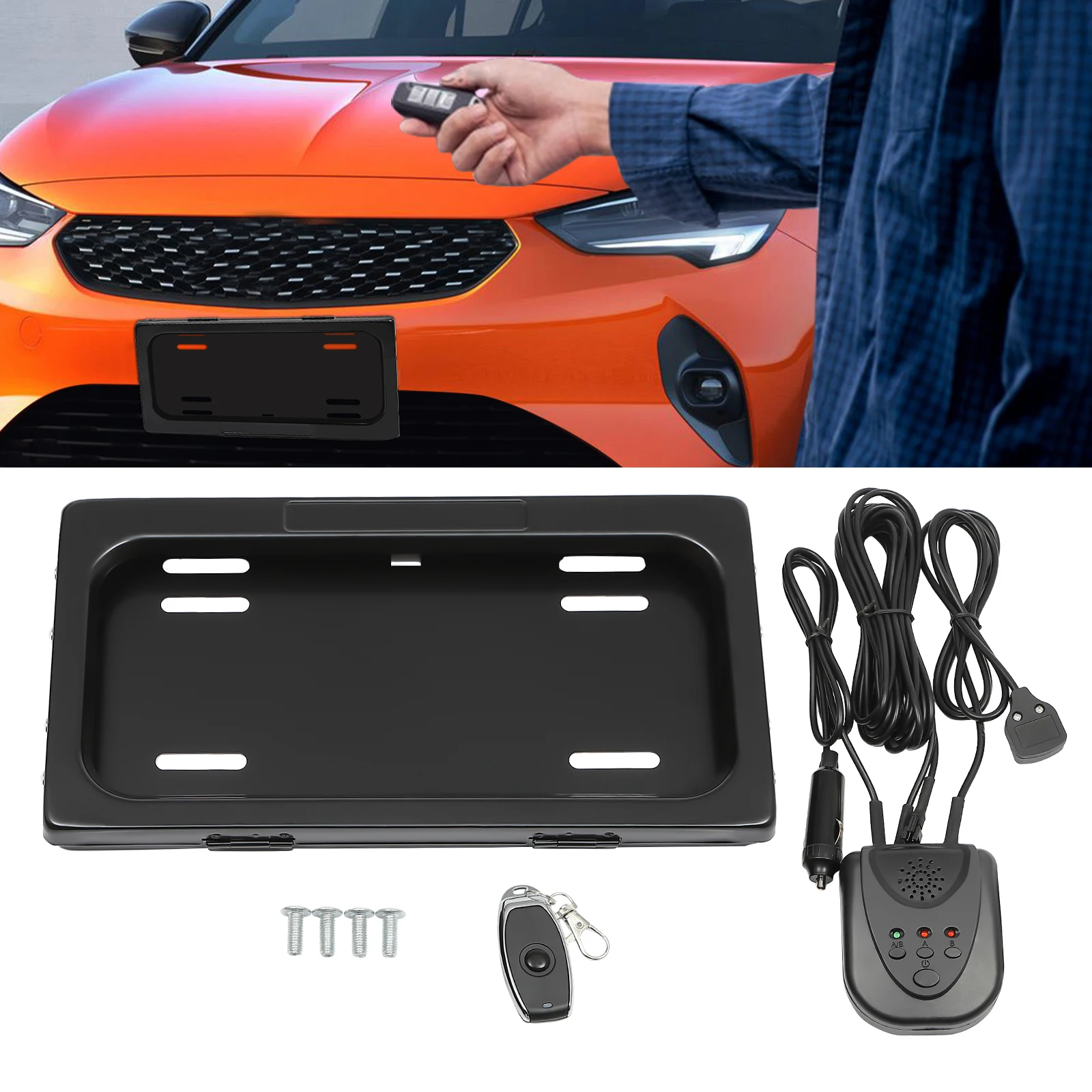Universal Electric License Plate Holder for Cars