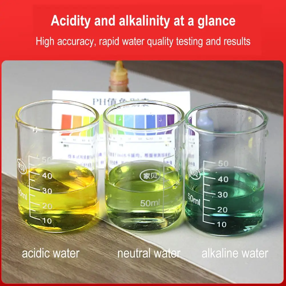 Water tester water tester strips litmus paper test strips 10ml PH water test solution