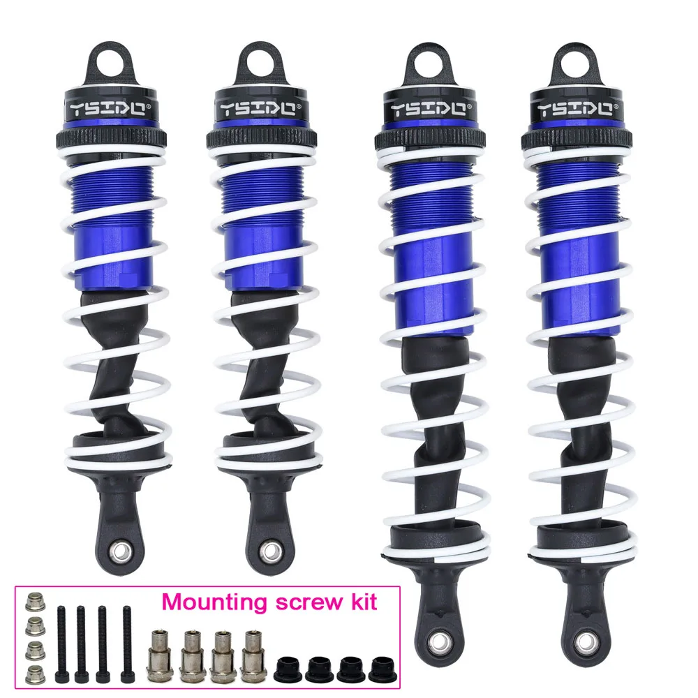 Premium Metal Shock Absorber Damper Suspension, 120mm Front & 140mm Rear