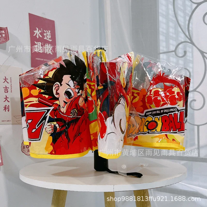 ドラゴンボール孫悟空漫画透明傘ロールプレイングアクセサリー少年少女