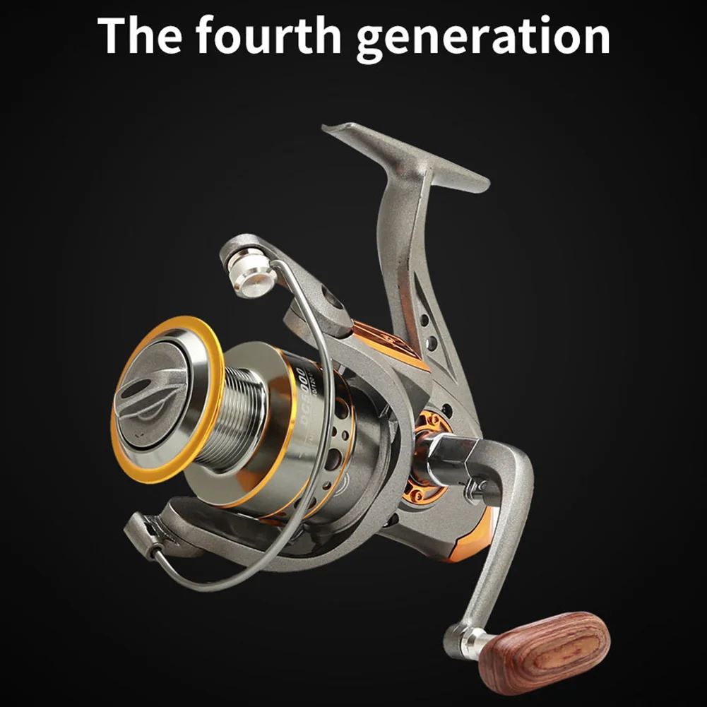Spinning Fishing Reel CNC Metal Spool Fishing Reel All Purpose Fishing Spinning Reel for Saltwater and Freshwater