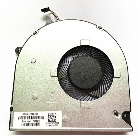 Ventilador de Refrigeração Cpu Original para hp Radiador Portátil hp 15-du dw 15s-du0002tx Dc28000n6f0 Dfs5k12114464n L52034001 Novo