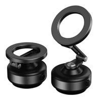 Universal Magnetic Car Phone Holder Mount with Vacuum Suction, Foldable 360° Rotation Compatible with IPhone & Samsung - Image 2