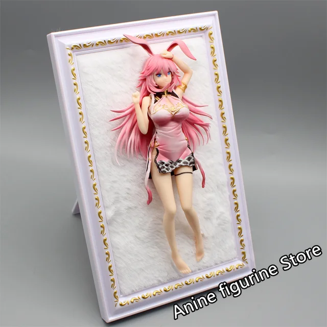 Anime Figures Japanese Game Honkai Impact 3rd Yae Sakura Photo Frame PVC Figure Model Toys Doll