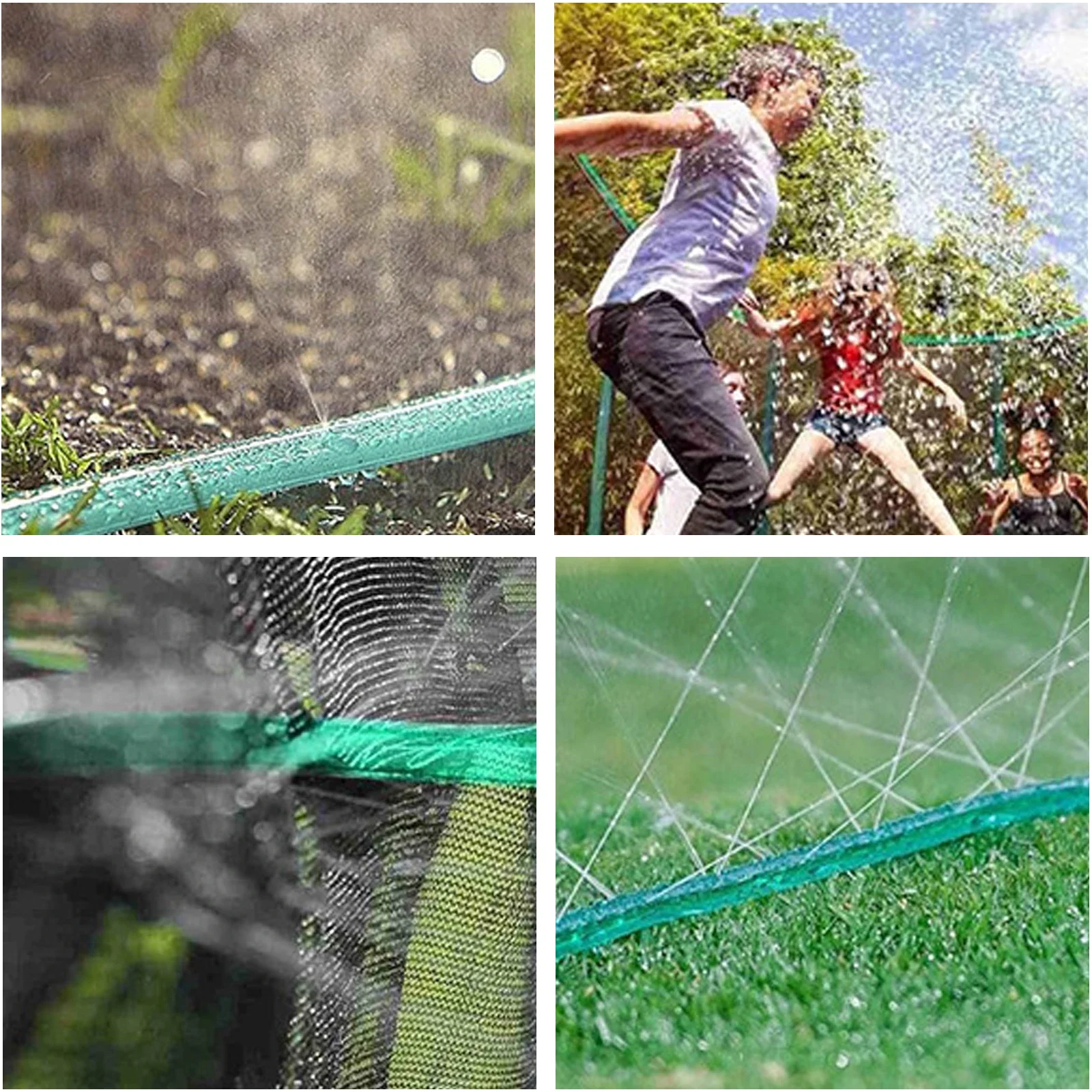 1 set Sprinkler Soaker Hose Drip Hose Sprinkler Set Garden Lawn Watering Irrigation Spray Hose for Garden Lawn Irrigation System