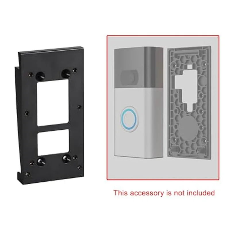 EMALPE Vinyl Siding Mount Compatible With Ring Video Doorbell, Wall
