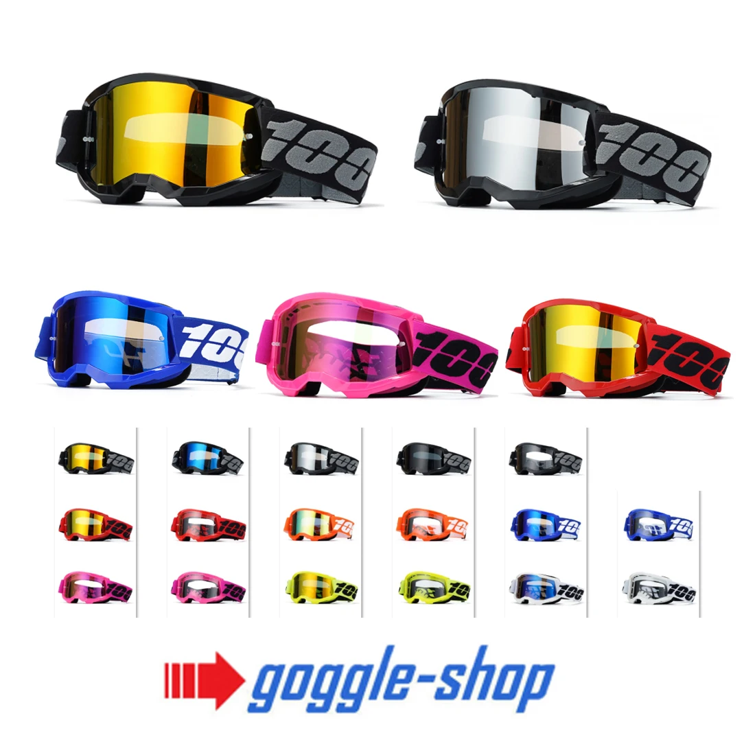 

motocross accessories Accuri2 Goggles MXEnduro ATV MTB MirroredLens Silver Lens Motocross glasses for men moto cross