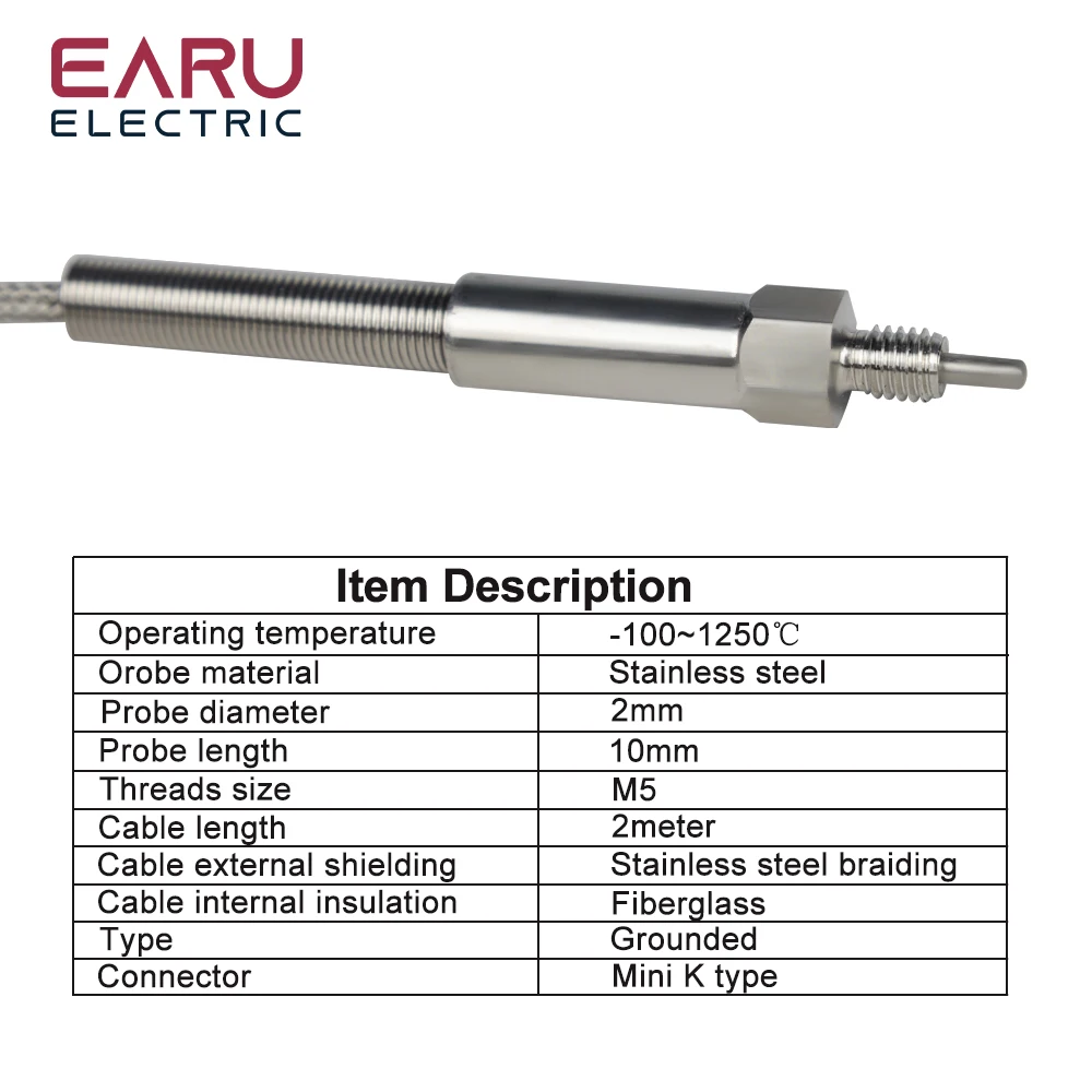 Factory Wholesale EGT K Type Thermocouple for Exhaust Gas Temperature Probe with