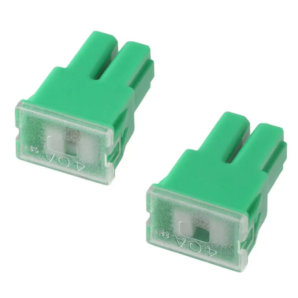 

8Pcs 0.87*0.6*1.25inch Green Female Slow Blow Fuse Sturdy Green Plastic Automotive Cartridge Fuse Car Fuse Buses
