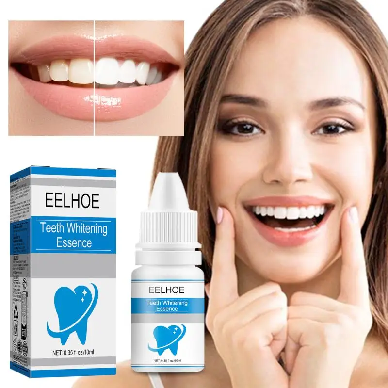 Siero Sbiancante per Denti, Rimuove Macchie e Placca, Alito Fresco, Igiene Orale Contro le Carie, Strumenti per la Pulizia dei Denti