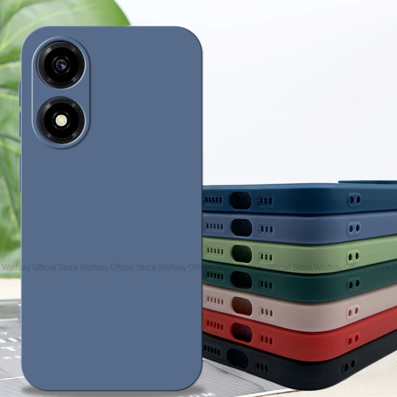 Per Honor X5 Plus Custodia Honor X5 Plus Cover Cover Cover Posteriore Protettiva In Silicone Liquido Antiurto Di Lusso Honor X5 Plus