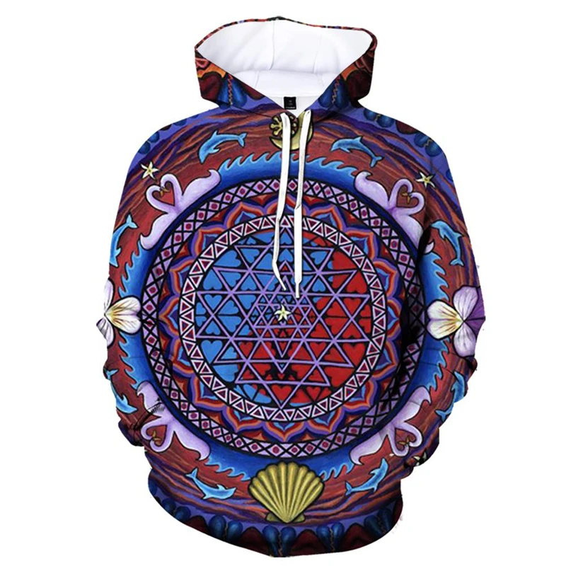 thumbnail image 1 of Sudadera con capucha étnica retro con estampado 3D de Tai Chi y ocho trigramas para hombre y mujer, sudadera informal de manga larga, jerséis de otoño y primavera, 1 of 5