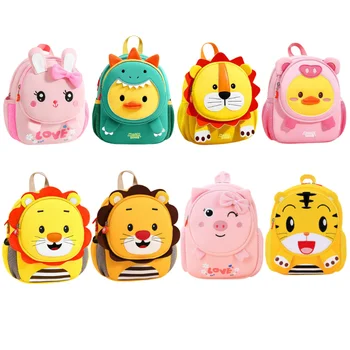 Zaino per bambini Borse da scuola per bambini per ragazzi Ragazze Zaino da scuola per animali carini Borsa per libri primaria impermeabile Mochila Infantil