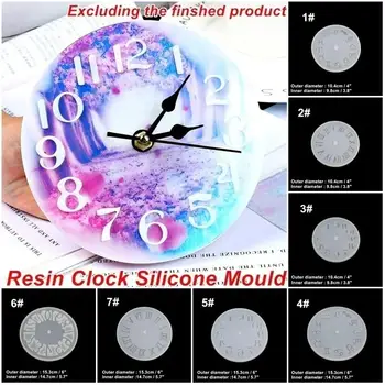 New Clock Silicone Mold for Jewelry Clock Resin Silicone Mold Handmade Tool DIY Epoxy Resin Molds Diy Accessories 2