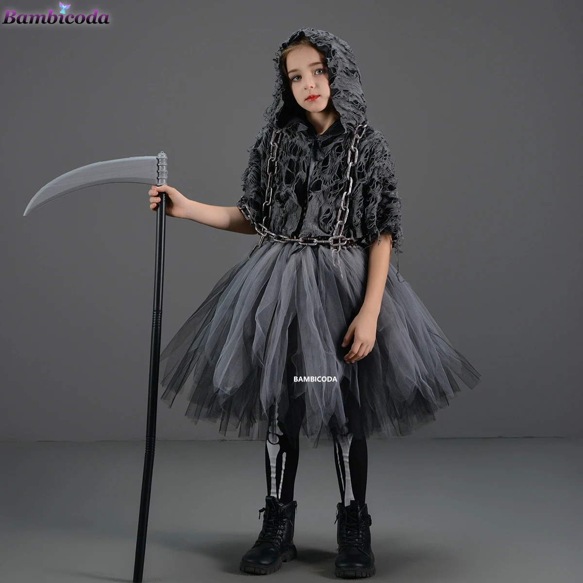 Halloween Girls Demon Horror Death Costume Cosplay Fancy