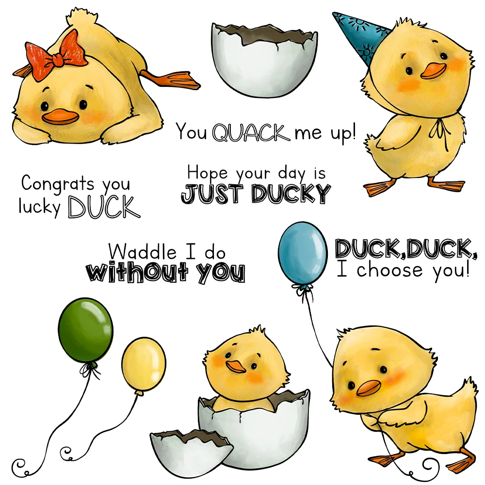 Bad Day To Be A Duck Green w/ Yellow Lettering main image 1