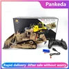 HUINA  Delin 1554-D9R Desert Yellow Engineer bulldozer 1:18 multifunctional remote control engineering car children's gift Toy 1