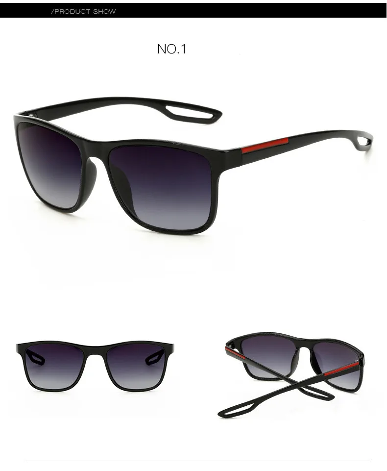 Lunettes de soleil carrées classiques de marque de styliste, Vintage, rectangulaires noires, pour hommes, populaires rétro, nuances pour hommes, 2023_voghion.com