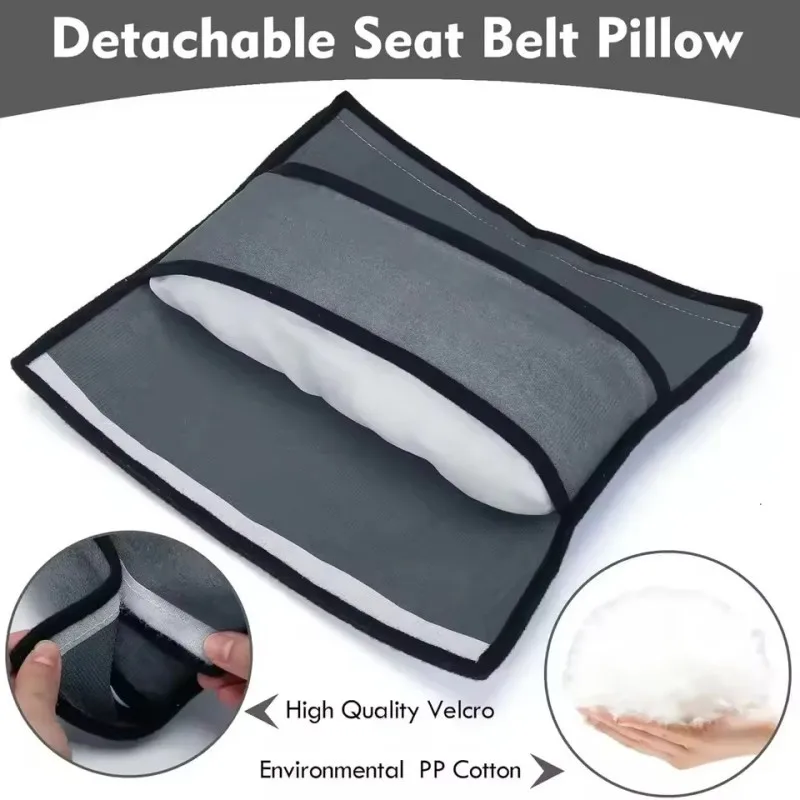 Child Safety Shoulder Guard Belt Suede PP Cotton Car Seat Accessory