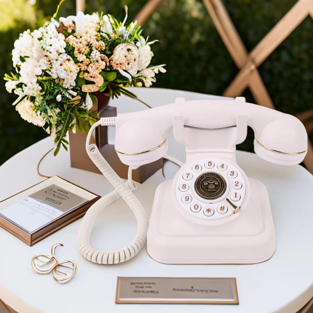 Audio Guestbook Telephone Wedding Phone For Party Gathering Audio Guest Book Telephone DIY Original Guestbook Message Recording