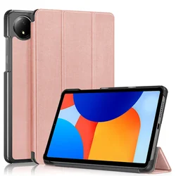 Cute Paint Magnetic Smart Leather Cover for 8.7-Inch Tablet - Kids Friendly (Rose gold)