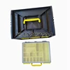Plastic Tool Box Auto Repair Equipment Storage Box Hardware Tool Case with Removable Partition Tool Organizer 3