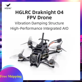 HGLRC Draknight O4 Lite / O4 Power Kits (WTFPV) Drone FPV da 2 pollici Toothpick Quadcopter ELRS 2.4G