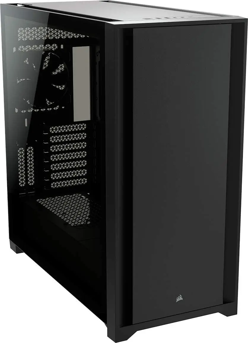 Corsair 5000D Vetro Temperato Mid-Tower Atx Case Pannello Frontale In Acciaio Solido, Sistema Di Gestione Dei Cavi Corsair Rapidroute Due Inclusi