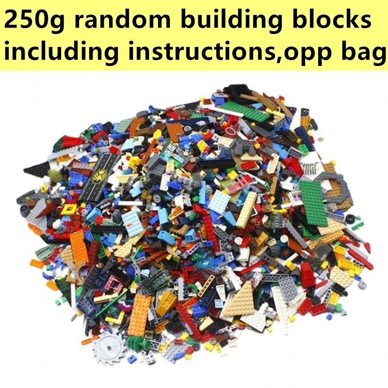 1500g DIY MOC Zufällige Montage Bausteine Groß Grundlegende Teile Klassische Modell Ziegel Kreative Stadt Sets Kind Pädagogisches Spielzeug geschenk – Detail 8