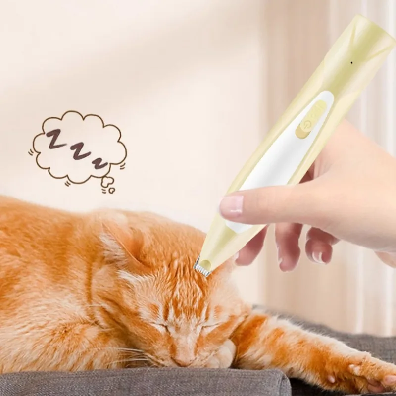Rechargeable Pet Hair Trimmer Low Noise Grooming Tool for Cat Dogs