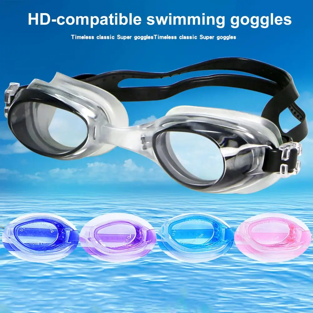 Kids Swimming Goggles Children Summer Swimming Eyewear with High Clarity Lens Diving Glasses UV Protection with Elastic Strap