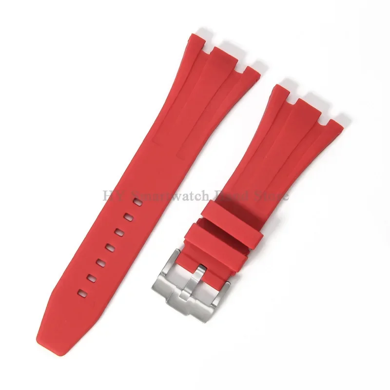 Rubber Waterproof Wristband with Metal Buckle