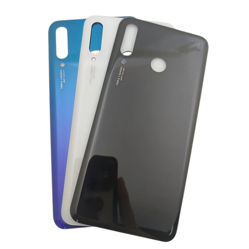 For Huawei P30 Lite Nova 4E Battery Back Cover Rear Door 3D Glass Panel P30Lite Housing Case Adhesive +Camera Lens Replace