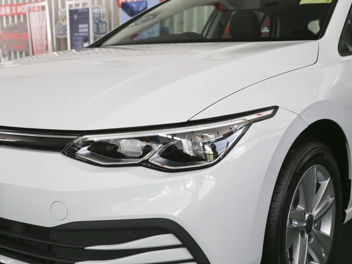 ヘッドランプレンズフォルクスワーゲンvwゴルフ8 r-ラインgti