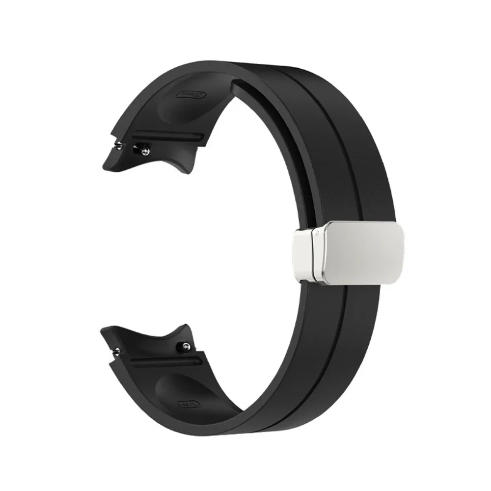 Magnetic Buckle Silicone Sports Watch Band Strap