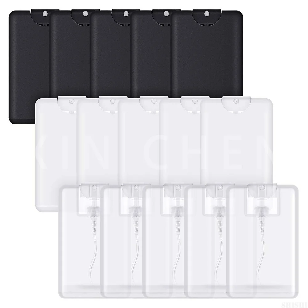 1pcs 20 ML Cardcase 같은 플라스틱 향수 스프레이 병 여행 메이크업 도구에 대 한 리필 되나요 휴대용 미니 괜 찮 아 요 안개 분무기