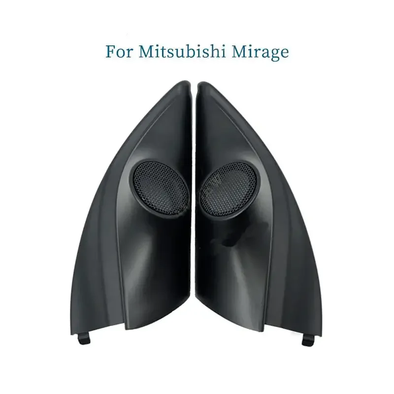 For Mitsubishi Mirage Car Tweeter speaker tweeter Refitting Audio Door Angle Gum Speaker Cover Boxes Mounts 2PCS
