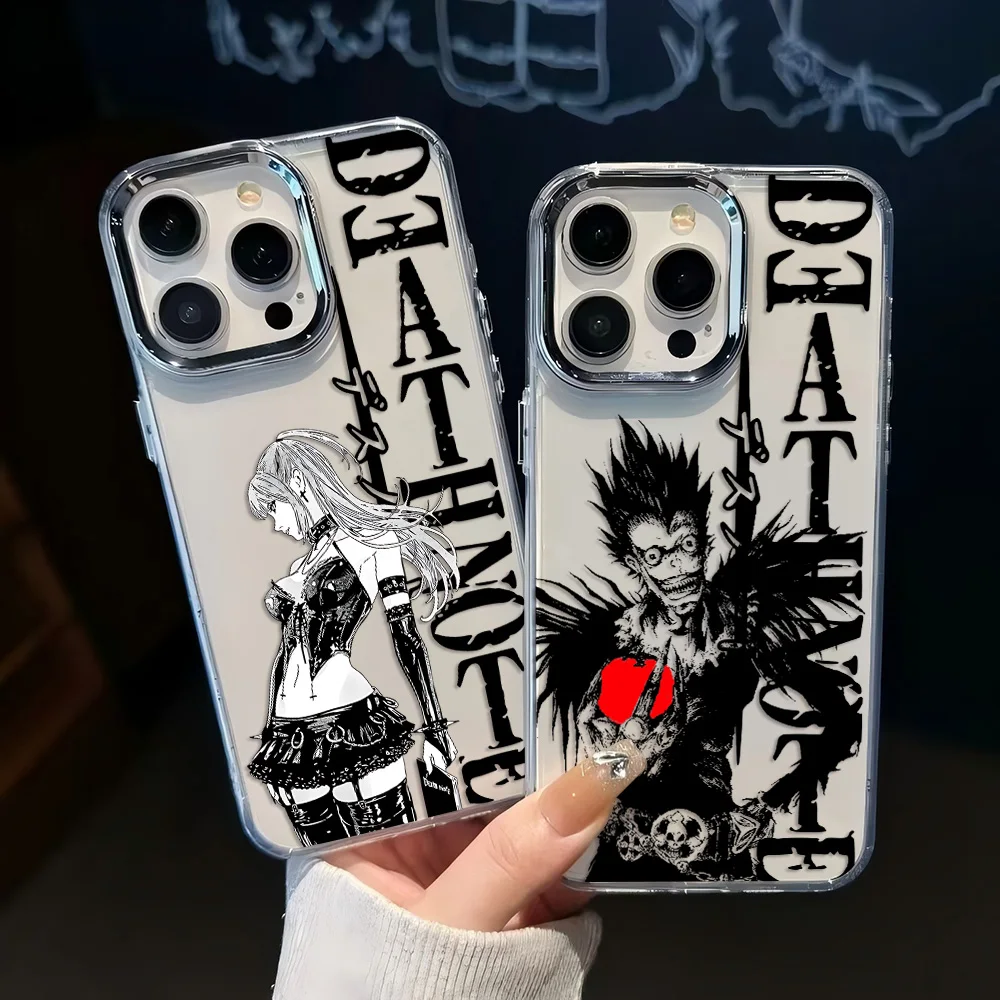 Transparent Soft Anime Death Note Phone Case Cover