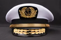 Designer Brand Adult Men's Nautical Big Hat Cap International Crew Embroidery Exclusive Big Sailor Hat Hot Sell Free Mail 1