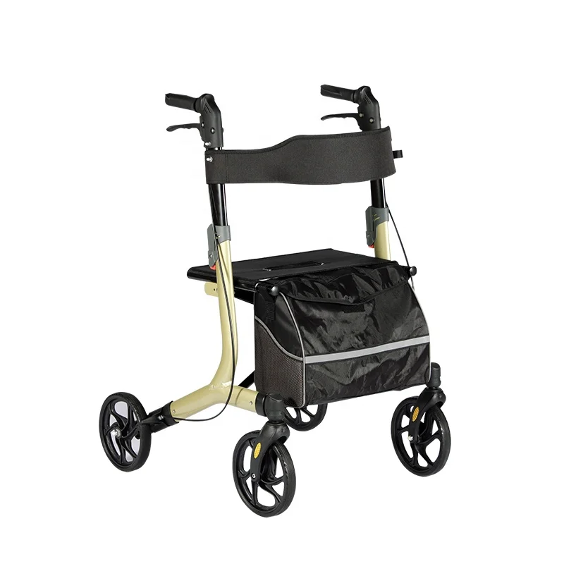 Carrello Della Spesa Pieghevole In Alluminio Hot Deluxe Con Sedile Imbottito Per Disabili